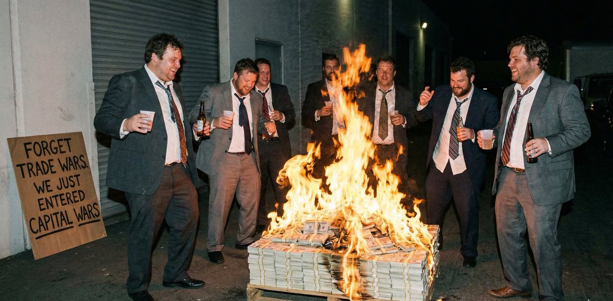 FunkyHedge's tweet photo. Forget Trade Wars. We Just Entered "Capital Wars." Why Money Itself is Now a Weapon

The US Dollar—broke.

When you measure the S&P 500 against real money (Gold), you are down 28%. That is not a typo. This is the reality of what Ray Dalio calls the "Debt Death Spiral."

Here is the data the news won't show you, why Central Banks are dumping debt, and how to protect yourself.

1️⃣ The Broken Measuring Stick
In 2025 alone, the US Dollar lost 39% of its value versus Gold.

When the government says inflation is "under control," they are lying with statistics. The real cost of printing money is visible in the asset price gap:

S&P in Dollars: +18% (Illusion of wealth)

S&P in Gold: -28% (Erosion of purchasing power)

If your stocks went up, it’s mostly because your money is worth less.

2️⃣ The Debt Trap
We are in the late stages of a major debt cycle.

US Debt: $38 Trillion (and counting).

Growth: Adding $6 Billion in debt per day.

Interest: Last year, the US paid $1.2 Trillion in interest alone (more than the entire Defense budget).

The government is in a "Structural Trap." They cannot raise taxes (wealth leaves) and they cannot cut spending (political suicide). The only option left: Print money to inflate away the debt.

As Dalio says: "If you devalue money, you devalue debt." Your savings are being quietly confiscated to keep the system solvent.

3️⃣Capital Wars & The Shift to Gold
This isn't just about economics; it's about trust.

Since the US weaponized the dollar by freezing Russian assets in 2022, the world realized that dollar reserves aren't safe.

Result: Trade wars have evolved into Capital Wars.

Reaction: Central Banks (China, Poland, Brazil) are dumping US Treasuries and buying gold at record levels.

Gold is now the second largest reserve currency in the world. It has no counterparty risk. It has no CEO. It cannot be printed.

4️⃣ How to Protect Yourself
The system is breaking, but you don't have to go down with it.

Ray Dalio suggests holding 5-15% of your portfolio in Gold. Why? Because in a Capital War, gold is the only🚨 neutral asset.

Your Action Plan:

✨Stop saving USD, EUR or any other fiat.

✨Learn how to play the Gold game with CFD, Prop Firms and Crypto.

✨Use Gold Oracle and make yourself free from national leverage and their salary. 

The mainstream media will tell you the economy is fine while your grocery bill doubles. Watch what the Central Banks do, not what they say. They are buying gold. 👉️You probably should too. Do it safely with Gold Oracle.