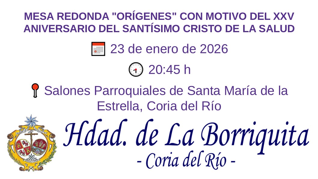 MESA REDONDA "ORIGENES" CON MOTIVO DEL XXV ANIVERSARIO DEL SANTISIMO CRI... youtu.be/U2BUWw6DDeI?si… a través de <a href="/YouTube/">YouTube</a>