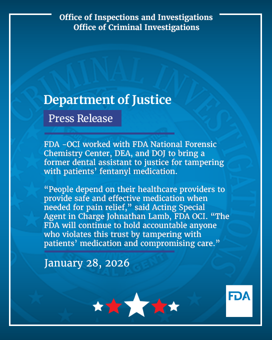 FDA Office of Inspections and Investigations tweet media