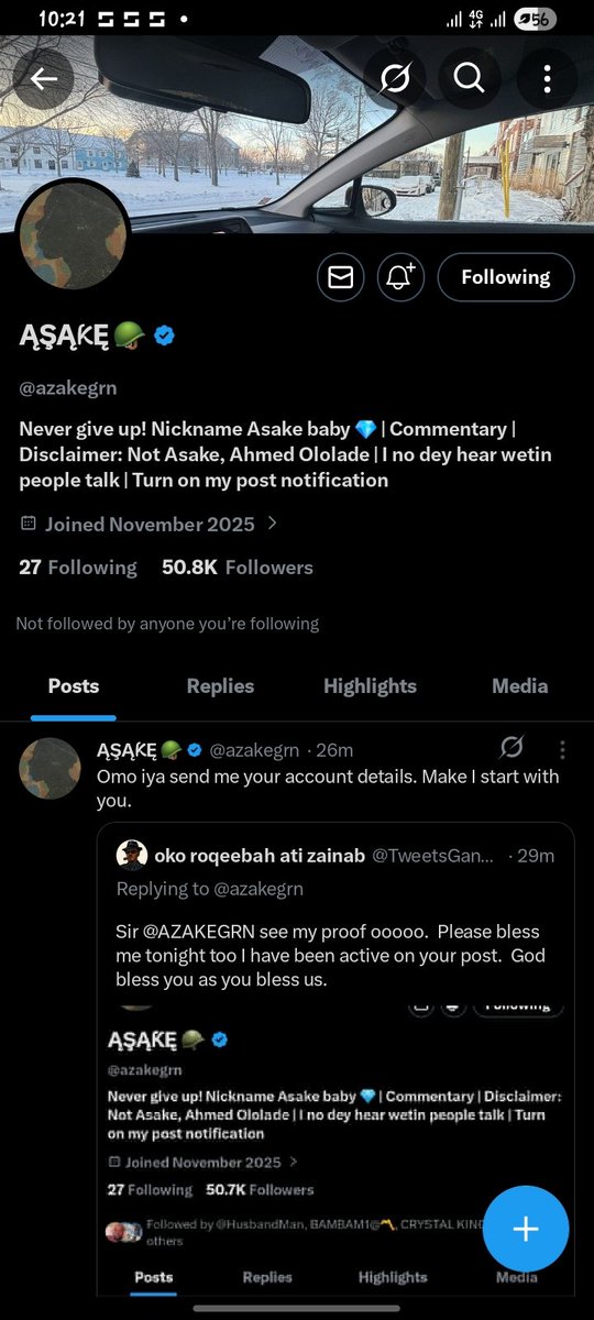 YLaycon01's tweet image. 08140541303 
Opay
Baba thank 🪖