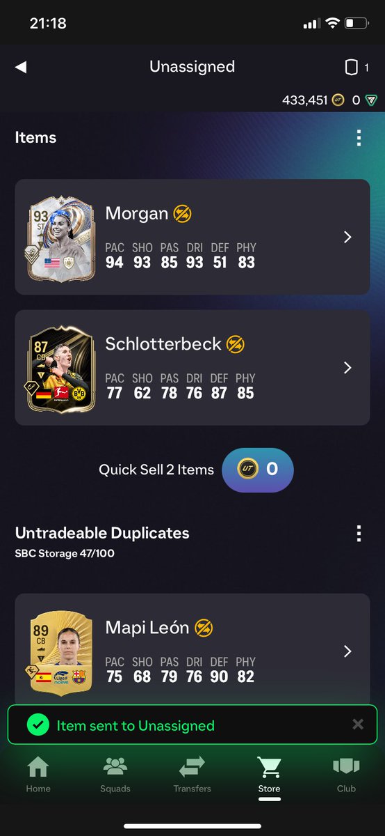 Time of the Year Player Pick

Just proving how store packs are so skewed
SBC packs just do not give the player a realistic chance at rewards

Been the same way for years, but the players still keep funding the cash cow #EAFC26