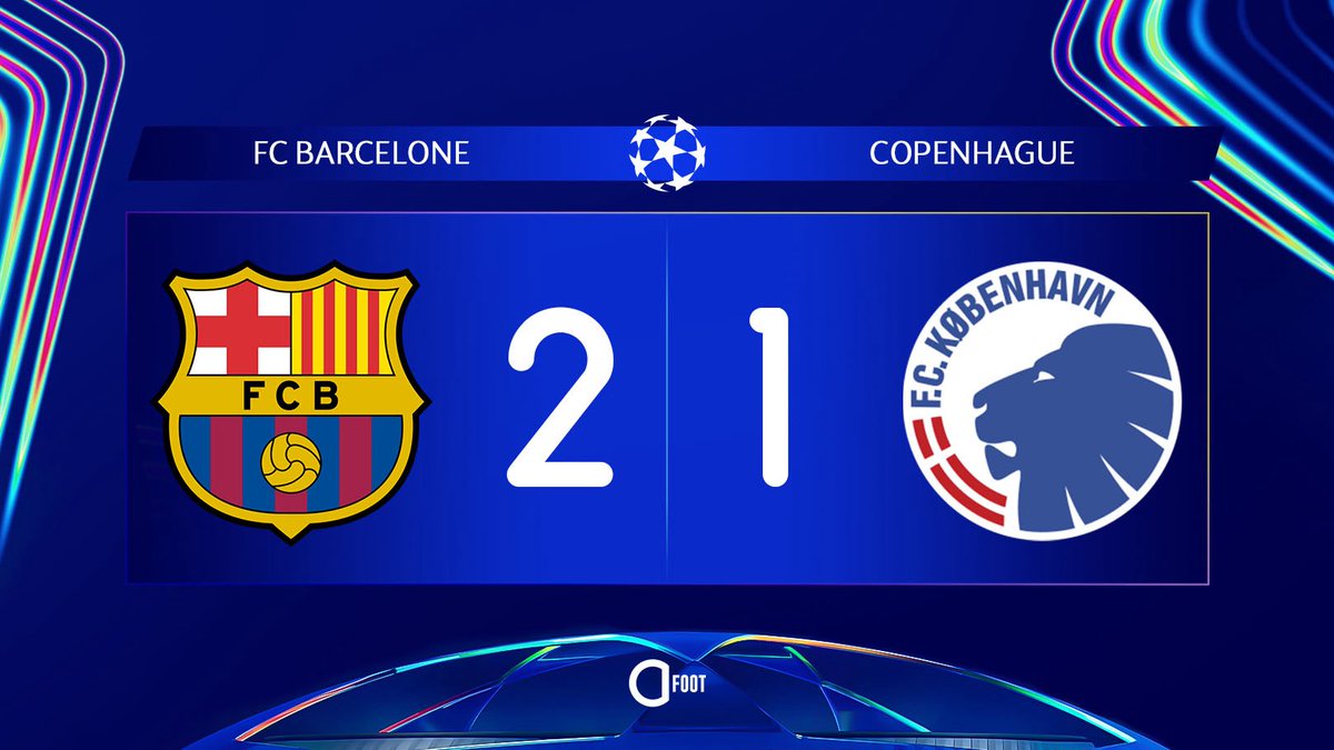 ActuFoot_'s tweet image. ⚽️ BUUUUUUTTTT DE LAMINE YAMAL !!! 💙❤️

BARCELONE 🇪🇸  2-1  🇩🇰 COPENHAGUE