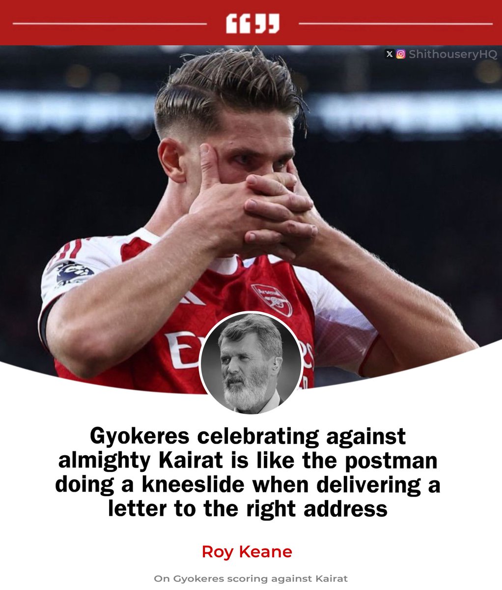 ShithouseryHQ's tweet image. 🚨| Roy Keane is NOT IMPRESSED by Arsenal striker Viktor Gyökeres!