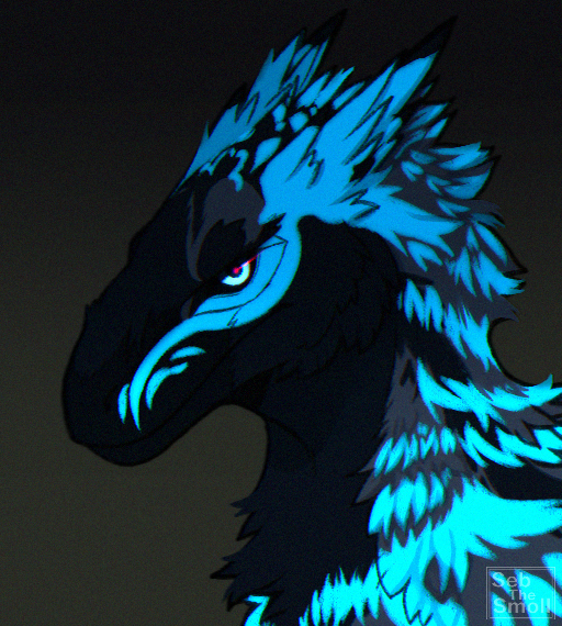 Ootah 🦖💙
#ocart | #paleoart | #utahraptor