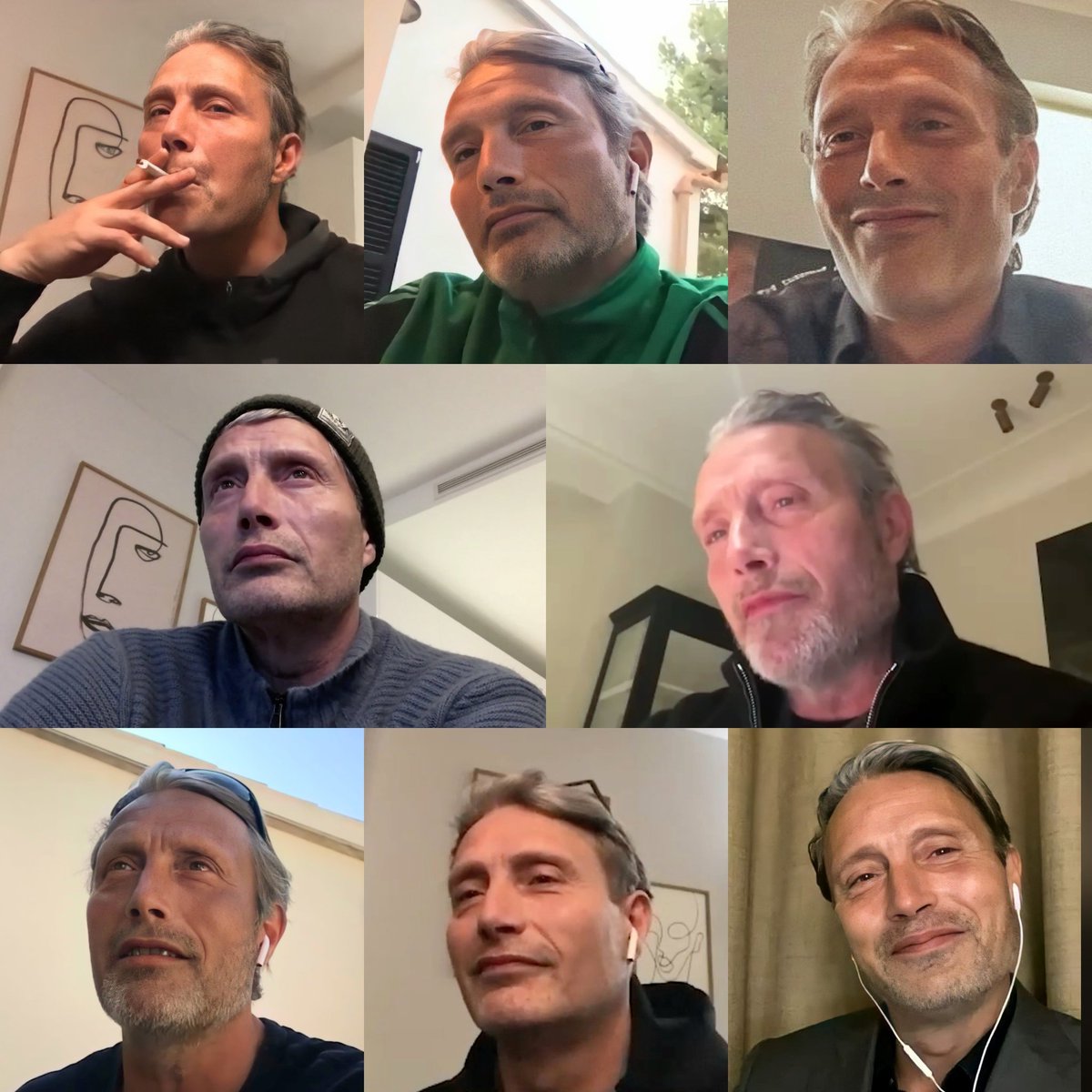 666kamila666's tweet image. He always does interviews from this angle because he knows he looks good 😌