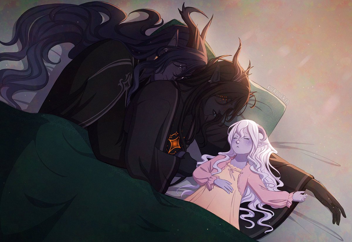 little doodle between other stuff
they're sleepin in ooooooo

Zagreus: <a href="/Mari_scadoodles/">Mariquita 🌱</a> 
#thedragonprince #thedragonking #tdpoc