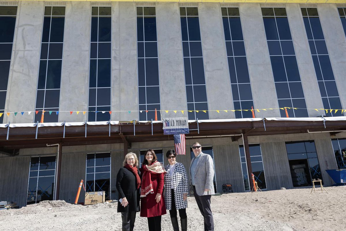 Thank you <a href="/ADMorganCorp/">The A.D. Morgan Corp</a> for hosting the topping-out ceremony <a href="/PolkState/">Polk State College</a> Haines City-Davenport Campus in honor of all workers bringing this dream to fruition. We are grateful for the Polk County Legislative Delegation's support &amp; work by AD Morgan &amp; <a href="/PBKArchitects/">PBK</a>  – #WeArePolk!
