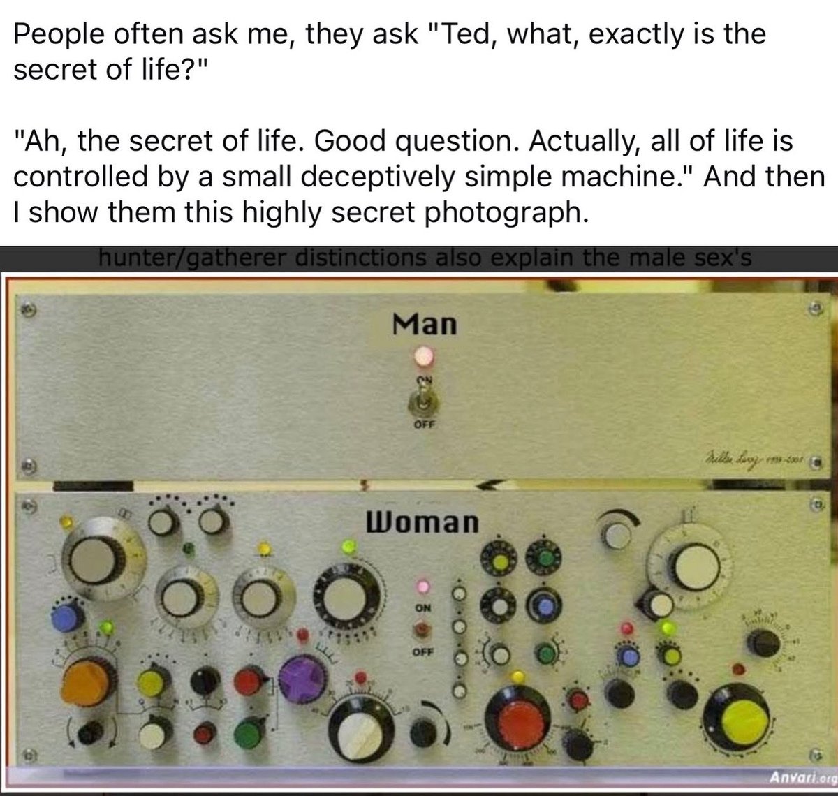 HawkeWorld's tweet image. People often ask me, they ask "Ted, what, exactly is the secret of life?"…