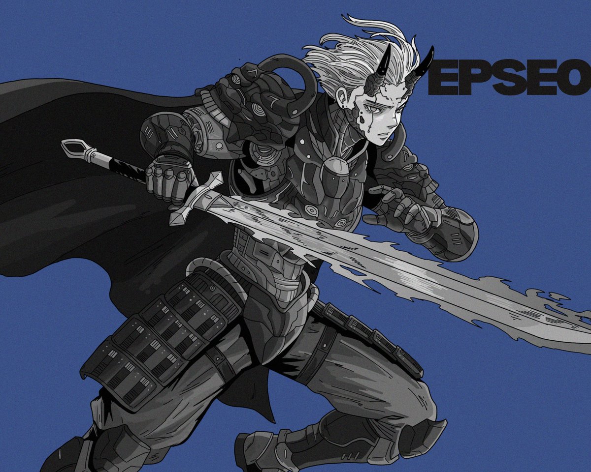 Epseo.    

One of the main villains, high above, in the city of Kurin, sits a tyrant cloaked in blue fire. With the might of the Blue Flame Dragon at his command, he rules over Nohirama with merciless authority, his flames a constant reminder that rebellion burns long before it