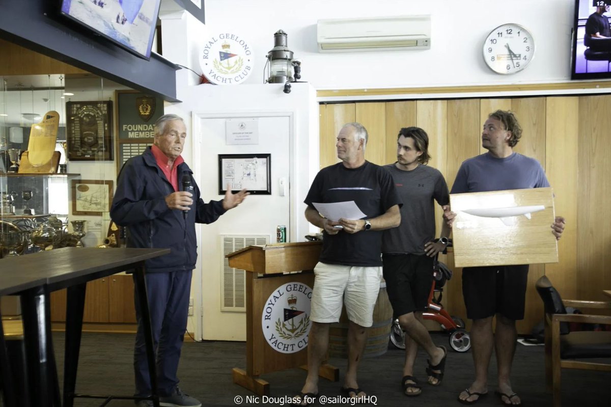 👋 Peter “Billy” Merrington, Ian McKillop and Tom Fountain won the recently held Australasian Summer Championship on ⛵ FIRST TRACKS.

📷 Nic Douglass Sailor Girl HQ - Nic Douglass