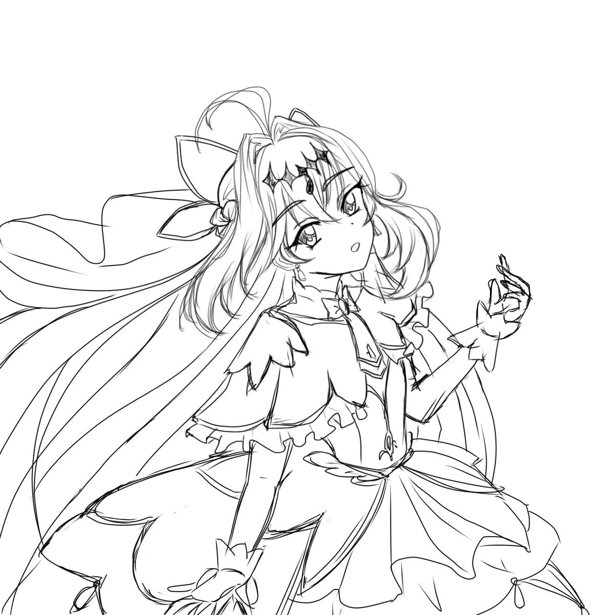 キュアアルカナ・シャドウちゃん やっぱりプリキュアの衣装は難しいの