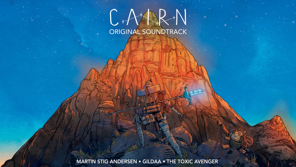 ⏳ J-1
Cairn arrives tomorrow ! And the #OST too ! 

Get it on G4F Records : g4f-records.com

⛰️ Keep up, Aava. Keep climbing.

#Cairn #VGM #GameMusic #Soundtrack #IndieGames