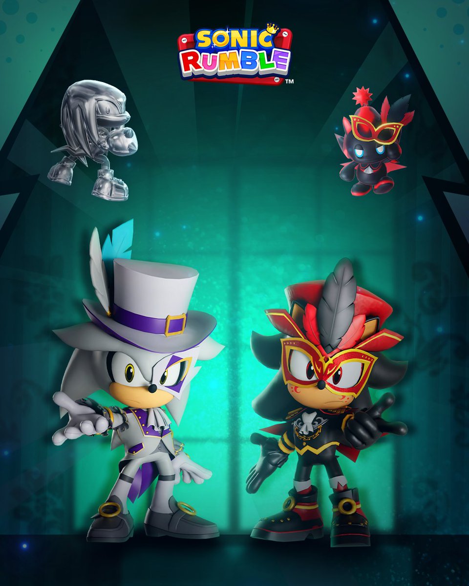 Sonic_Rumble's tweet image. The curtain is up 🎭 Season 3: Masquerade is here in Sonic Rumble.
Enter the stage, complete challenges, and unlock exclusive rewards!

🎭 Make your grand entrance: sonicrumble.com/playnow