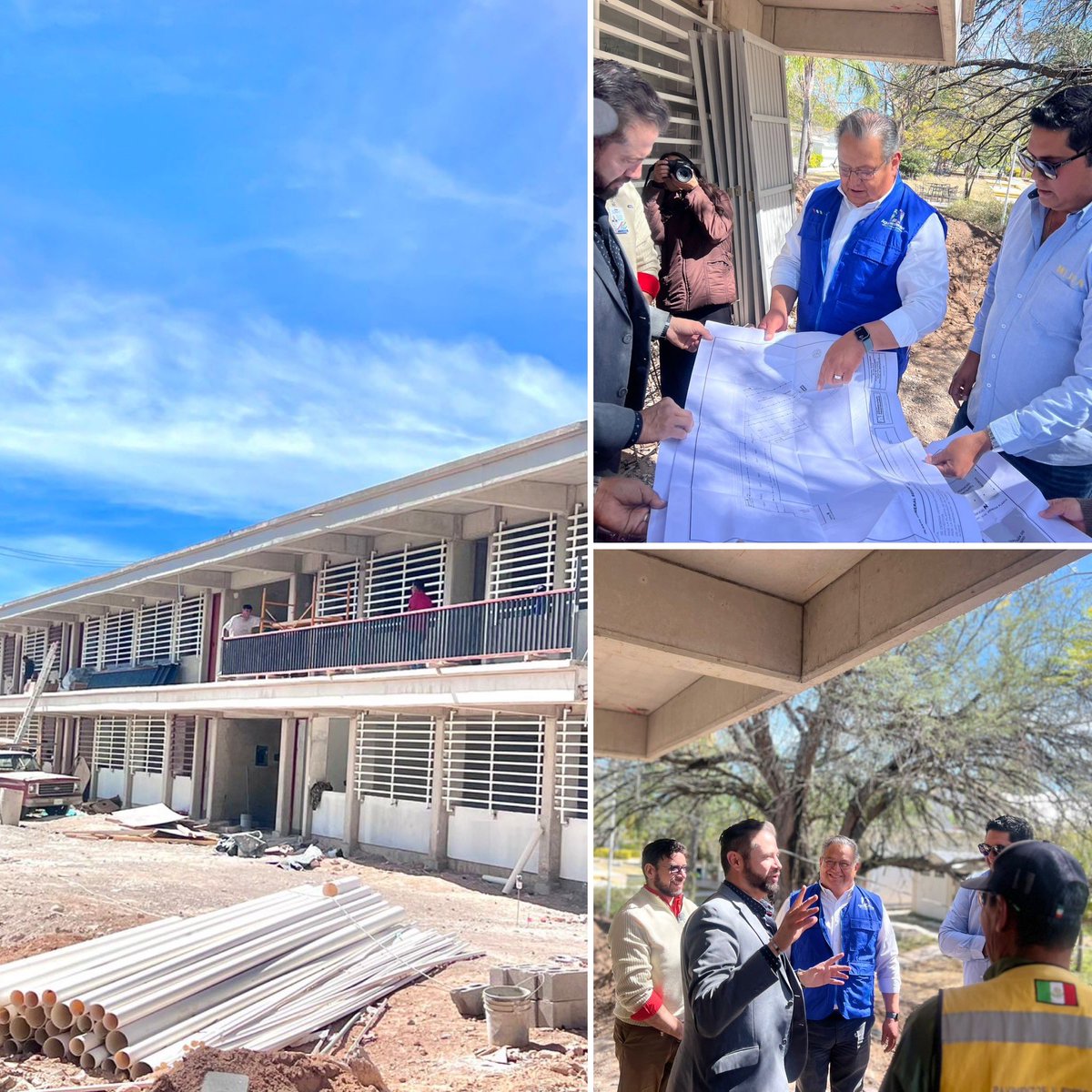 AVANCE DE LA NUEVA ESCUELA DE MEDICINA EN LA UNIVERSIDAD TECNOLÓGICA DE CALVILLO 

Estamos a solo unas semanas de entregar la primera etapa de este gran proyecto. 🏗️✨

¡El futuro de la salud se construye hoy! 🩺💪