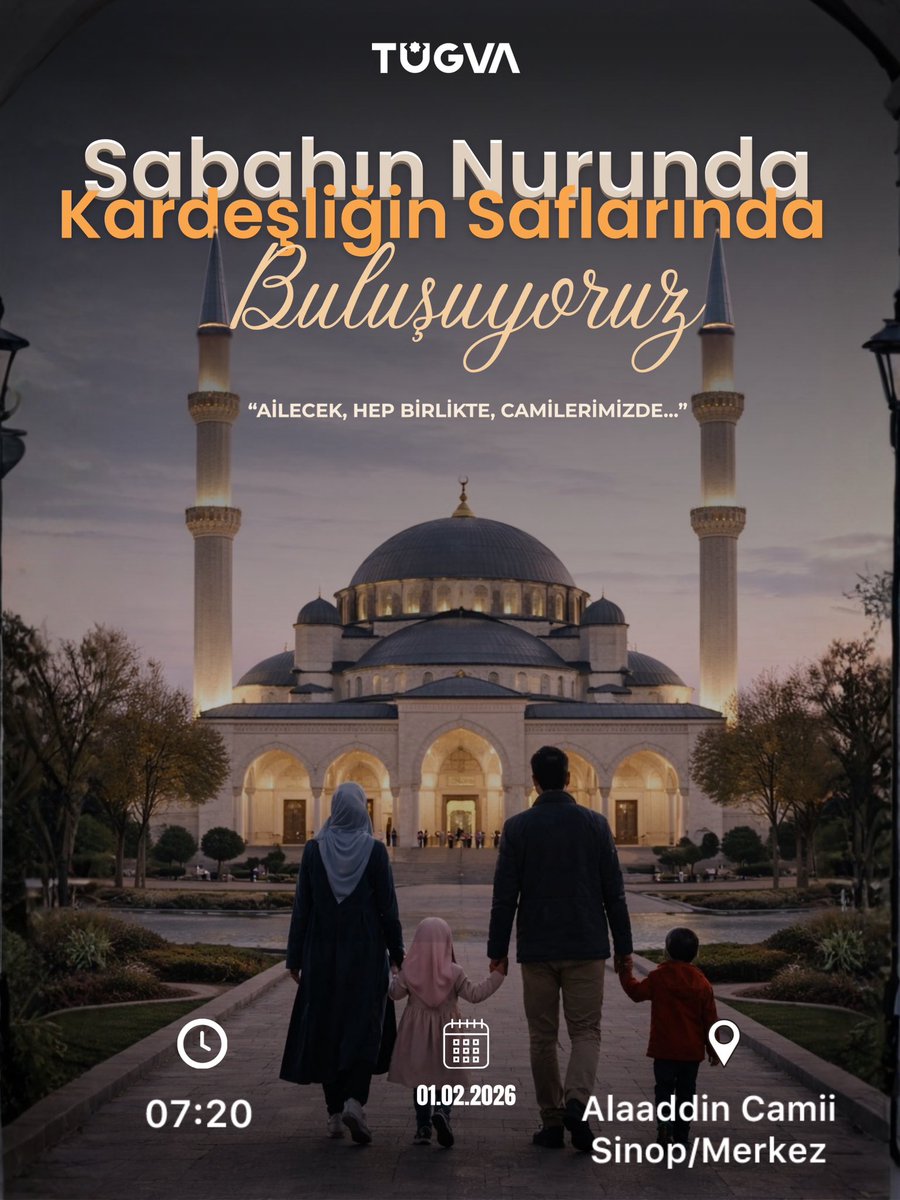Sabahın nurunda kardeşliğin saflarında buluşuyoruz 🙏
#SabahınHuzurundaBuluşuyoruz
<a href="/tugvaegitim/">TUGVA EĞİTİM</a>