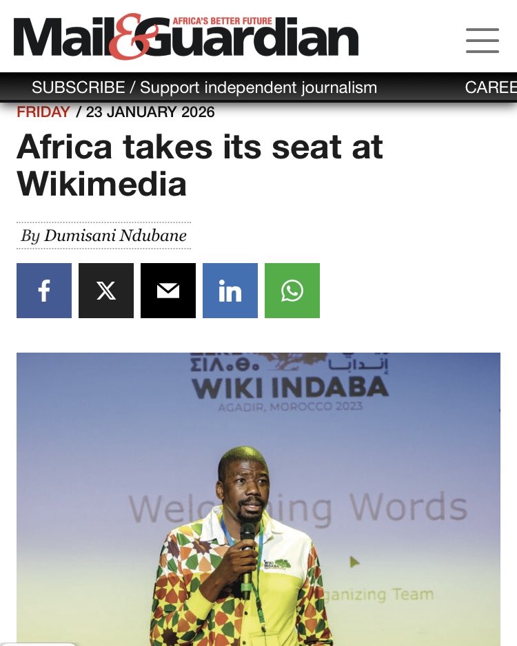 Wikimedia South Africa tweet media