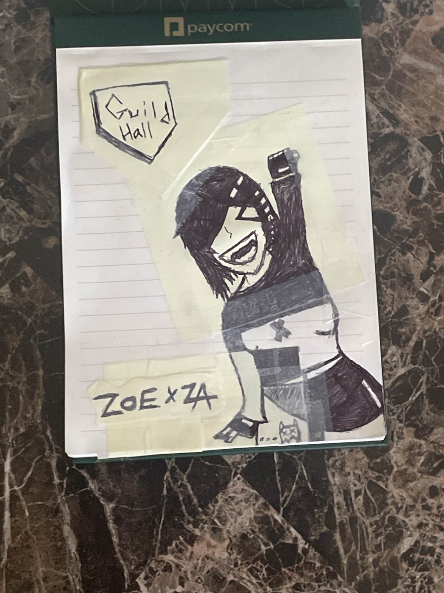So um.. I got sick of waiting and decided to draw it myself. My new song Guild Hall drops on soundcloud in a few days!!! (hopefully) 🎵🎮🛡️