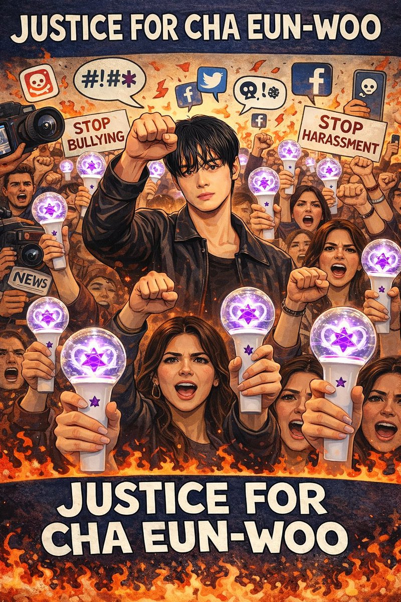 We denounce the moral harassment against Cha Eun-woo: bullying, threats, forum attacks,and media erasure. This violates his civil rights and human dignity. He is not only a Korean citizen,but a global artist and a citizen of the world. The world has the right to speak.
#CHAEUNWOO