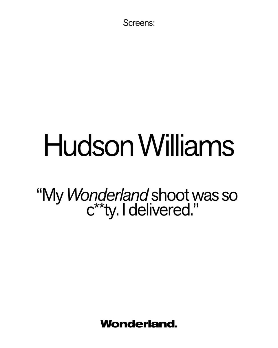hudsonwupdates's tweet image. More of Hudson Williams for Wonderland! 

🔗 instagram.com/p/DUD93sRDOMk/…
