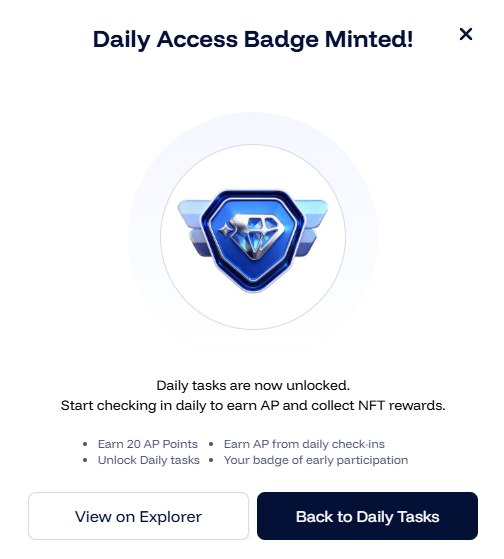 Yeni Projemiz <a href="/Fair_Shares/">Fair Shares</a> 🪂

<a href="/NikkiSixx_7/">NikkiSixx7</a> 'nin verdiği alfa ile DWF Ventures, Side Door Ventures, Sharding Capital, NxGen gibi yatırımcılardan yatırım alan <a href="/Fair_Shares/">Fair Shares</a> 'in waitlistine katılıp günlük görevleri yaptım. 

Badge mintledim ✅
 $AP puanları ve sınırlı sayıda NFT