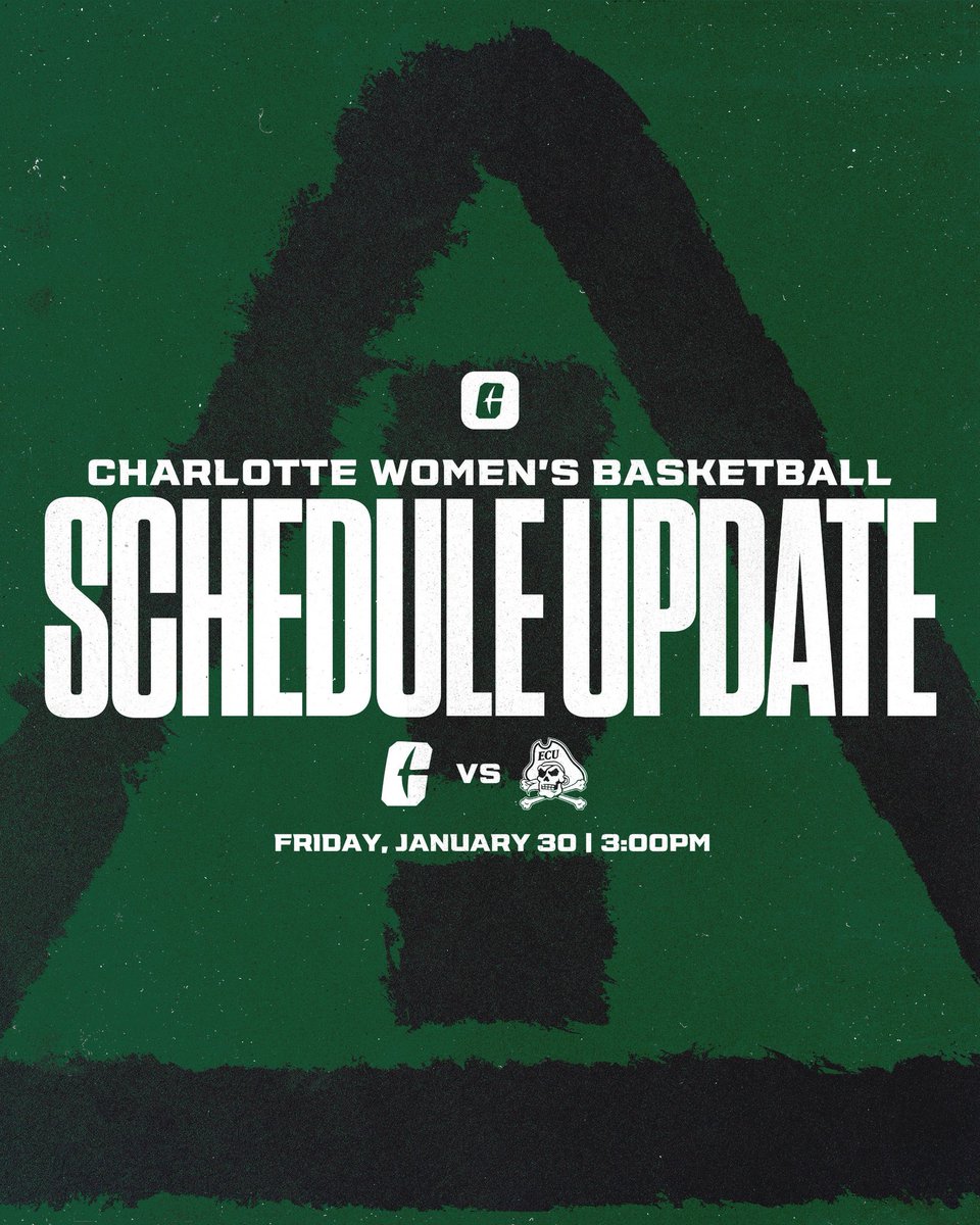 𝐒𝐂𝐇𝐄𝐃𝐔𝐋𝐄 𝐂𝐇𝐀𝐍𝐆𝐄 🚨‼️

Sunday’s game vs ECU has officially been moved to Friday at 3pm 🤙 

#R2TG ⛏️ x #OurTurn