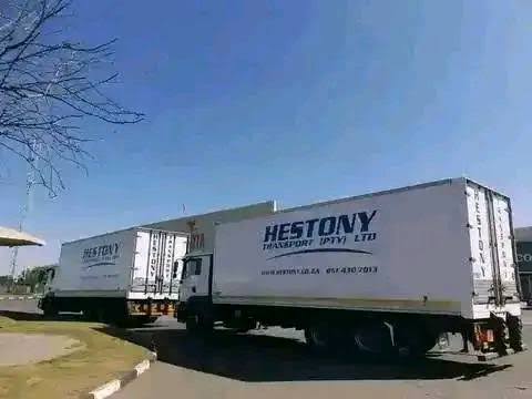 FUN FACTS

HESTONY (Pty Ltd)

▪︎ Founded in 1987

▪︎ Current fleet: +1000 trucks

▪︎ Regions: 🇿🇦, 🇳🇦, 🇿🇼, 🇧🇼, 🇿🇲, 🇸🇿,🇲🇿

▪︎ Head office: Bloemfontein

▪︎ Capital: Student loan 💰 a truck

▪︎ Annual revenue: R1 billion

▪︎ Owner:  Etuan van der Westhuizen

▪︎