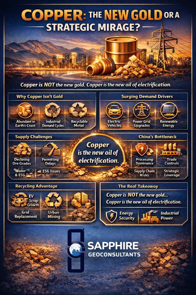 elementalist_6's tweet photo. Copper: The New Gold or a Strategic Mirage?

Why the “New Gold” Narrative Is Wrong...read more

https://t.co/lctUsD3gZf

#Copper #GOLD #Silver #Evs #AI #StrategicMineral https://t.co/yDUE5DAbEZ