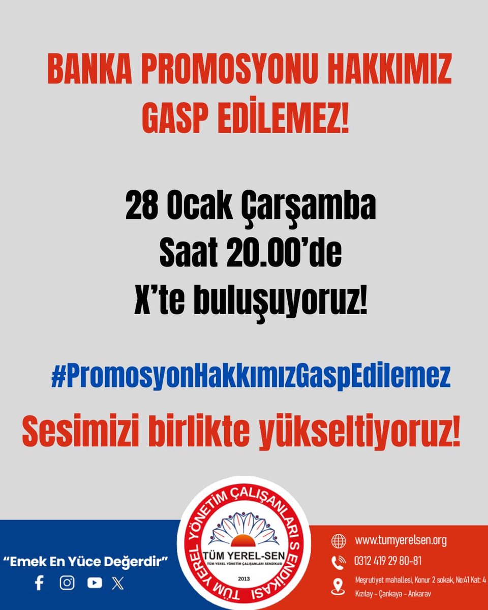 #PromosyonHakkımızGaspEdilemez