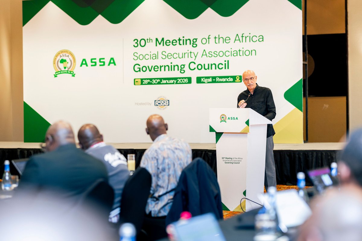 RSSB_Rwanda's tweet image. ⚡️RSSB is pleased to host the 30th Africa Social Security Association (ASSA) Governing Council Meeting, bringing together Heads of Social Security Institutions from across Africa to deliberate on the Association’s key strategic priorities.

Over the next three days, discussions…