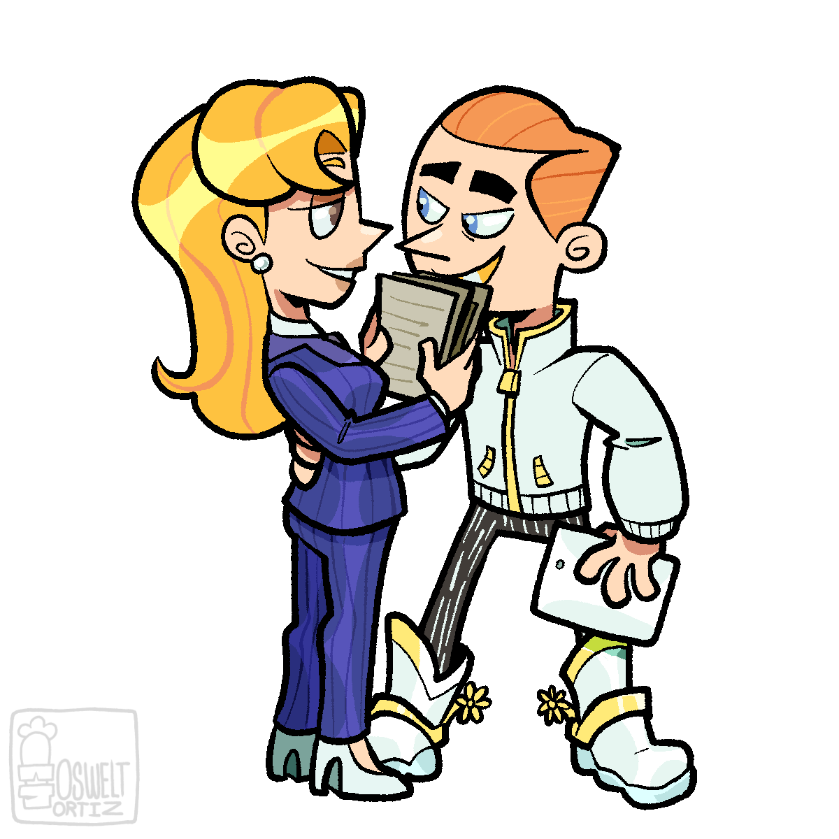 fanimplaytion's tweet photo. Comm by @OsweltOrtiz! Thank you so much for drawing these two! ๐๐ผ๐งก๐ธ
#LegalBusiness #FOPANW #Ocxcanon #DaleDimmadome https://t.co/J1F7zmlKfN