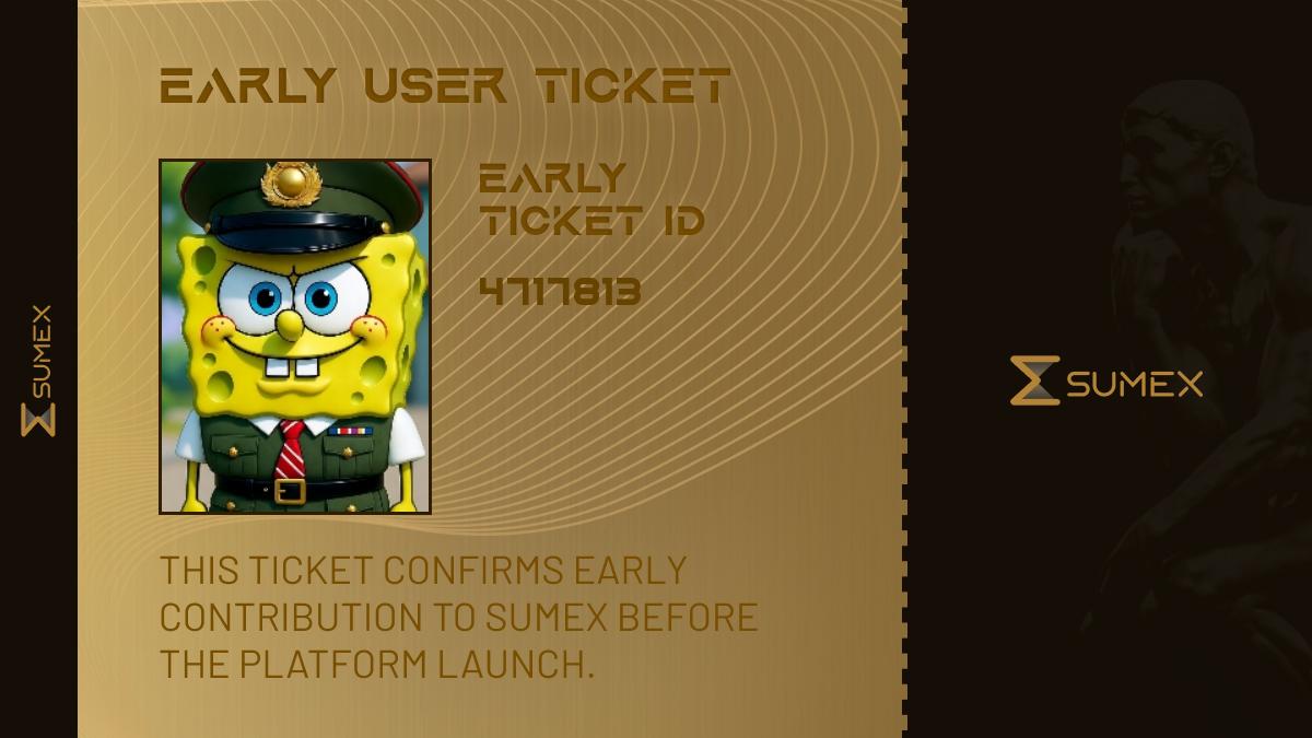 I want to become one of the EARLY BIRDS in <a href="/Sumex_Labs/">SUMEX | Web3 SuperApp</a>!

Only 15,000 roles - and they’re getting claimed fast.

Their first OG-PASS wave was claimed in just one day, I’m not missing this one.

TGE SOOOOOON!

btw - check out my excellent ticket