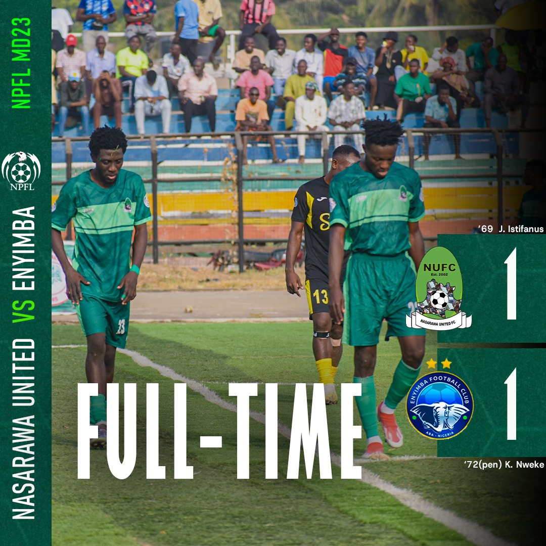 Points share in Lafia.

#NasEny
#Npfl26
#WeAreTheSolidMiners