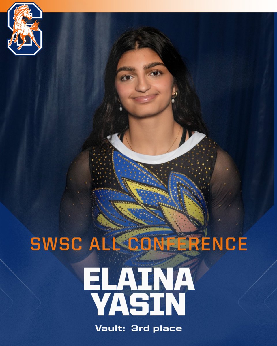 Congrats to Stagg Charger Elaina Yasin a on SWSC All Conference Honors with D230 Gymnastics!  
Vault: Tied for 3rd place

Way to go Elaina! #chargerpride #d230pride
