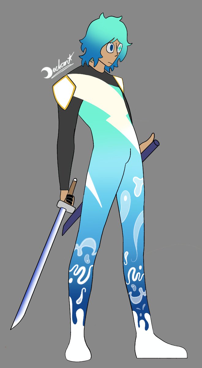 I feel bad for not drawing him more, so I made a quick redesign, it's an improvement XP

#ocs #OC #digitalart #artwork