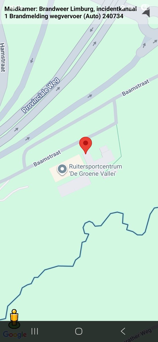 Brandmelding bij wegvervoer