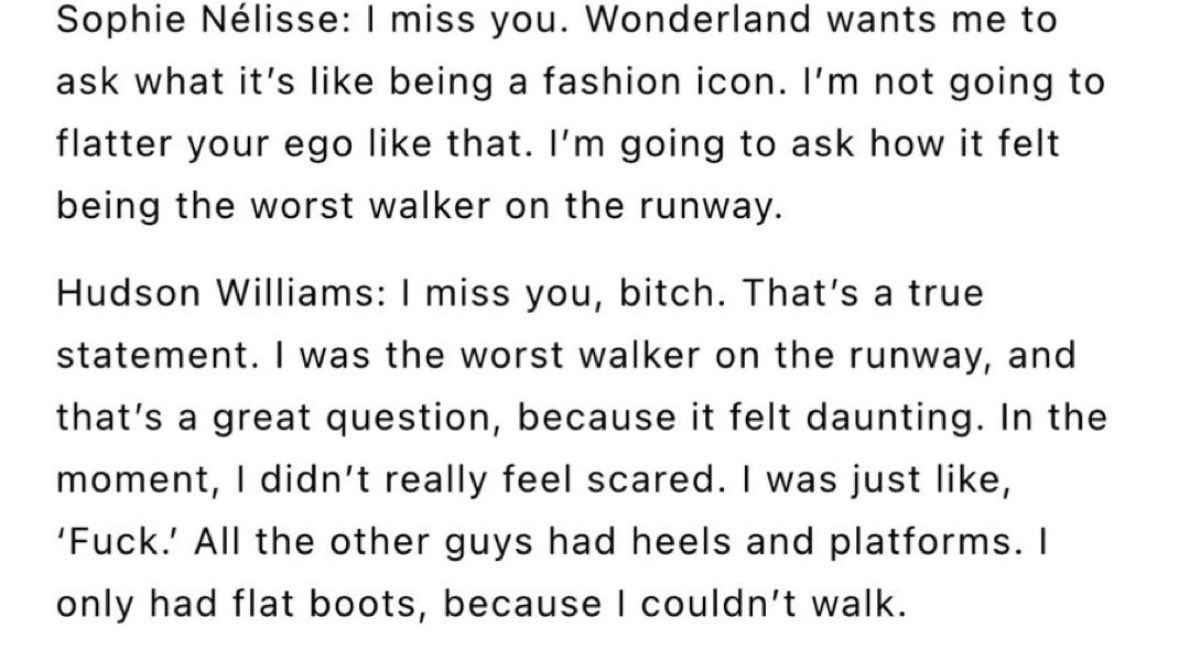 foreverifuasked's tweet image. I would sell my soul for more Sophie x Hudson content