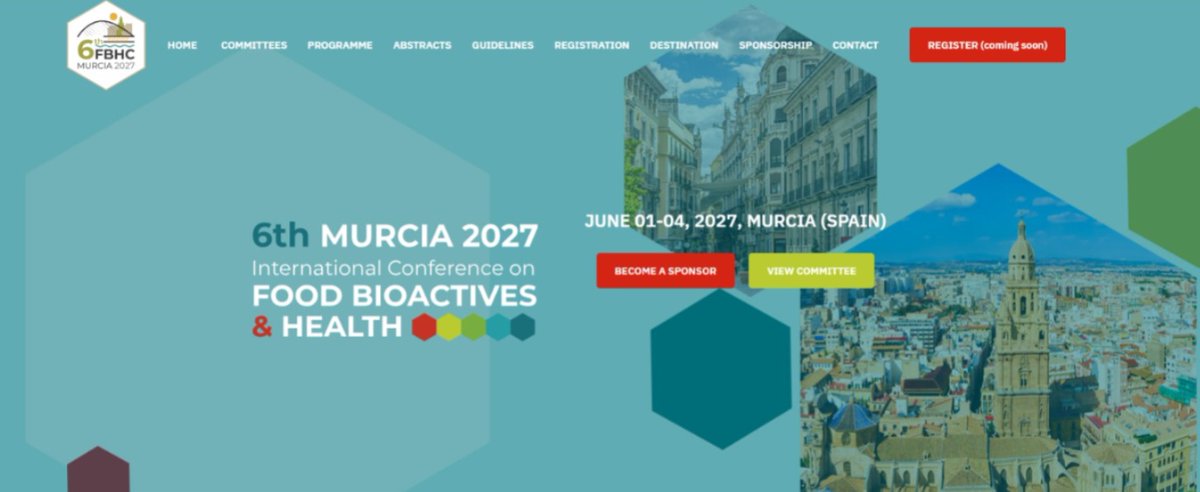 6th Conference on Food Bioactives & Health tweet media