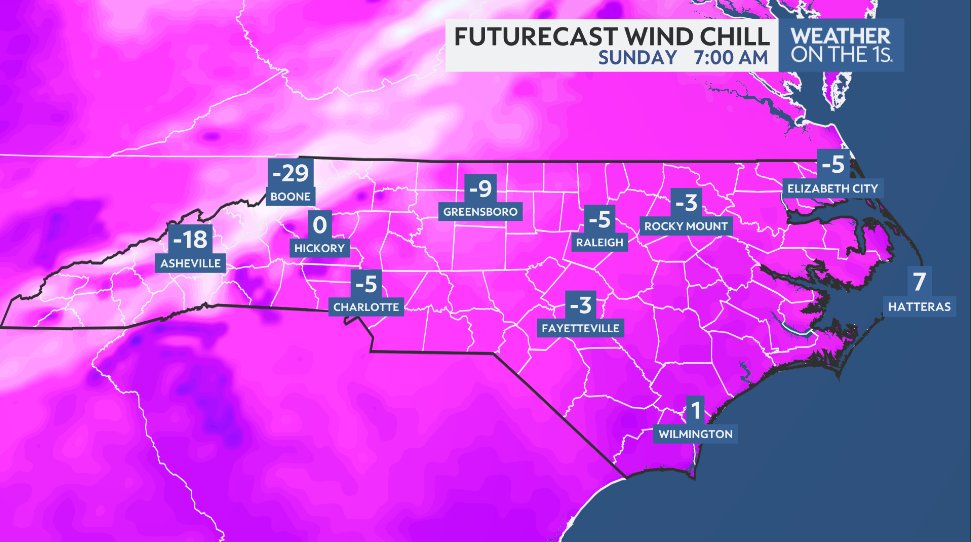 It's Wednesday and models still hint at this Nor'easter to churn close to the coast Saturday, therefore bringing a chance for snow to much of the Carolinas. I'm leaning towards a blend between track 1 and 2 at the moment. 
#cltwx #ncwx #snow #winterstorm