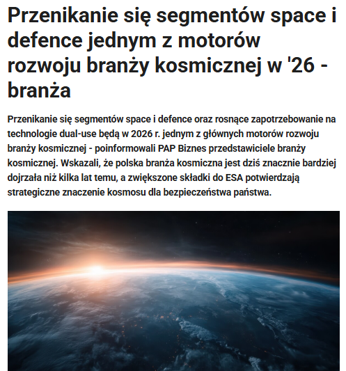 Creotech Instruments SA. tweet media