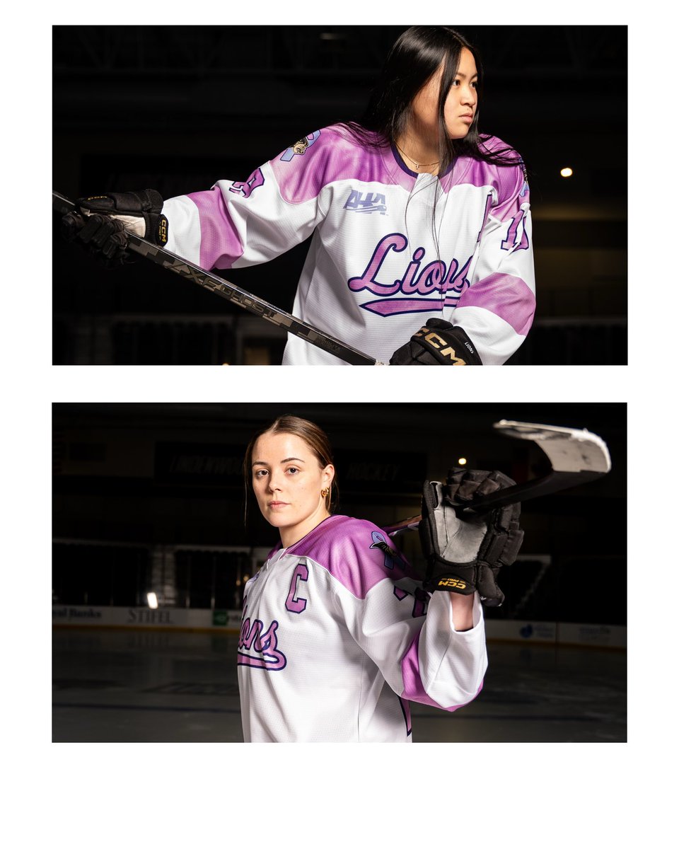 LU_Lions's tweet photo. 𝐸𝓉𝒸𝒽𝑒𝒹 𝒾𝓃 𝓅𝒾𝓃𝓀 🩷

@LU_Hockey host RIT for it’s Cancer Awareness Game 🎗️Saturday, Jan 31 at @STLCIC 

Puck drop 1️⃣:0️⃣0️⃣ p.m. https://t.co/faTC8RHcP9