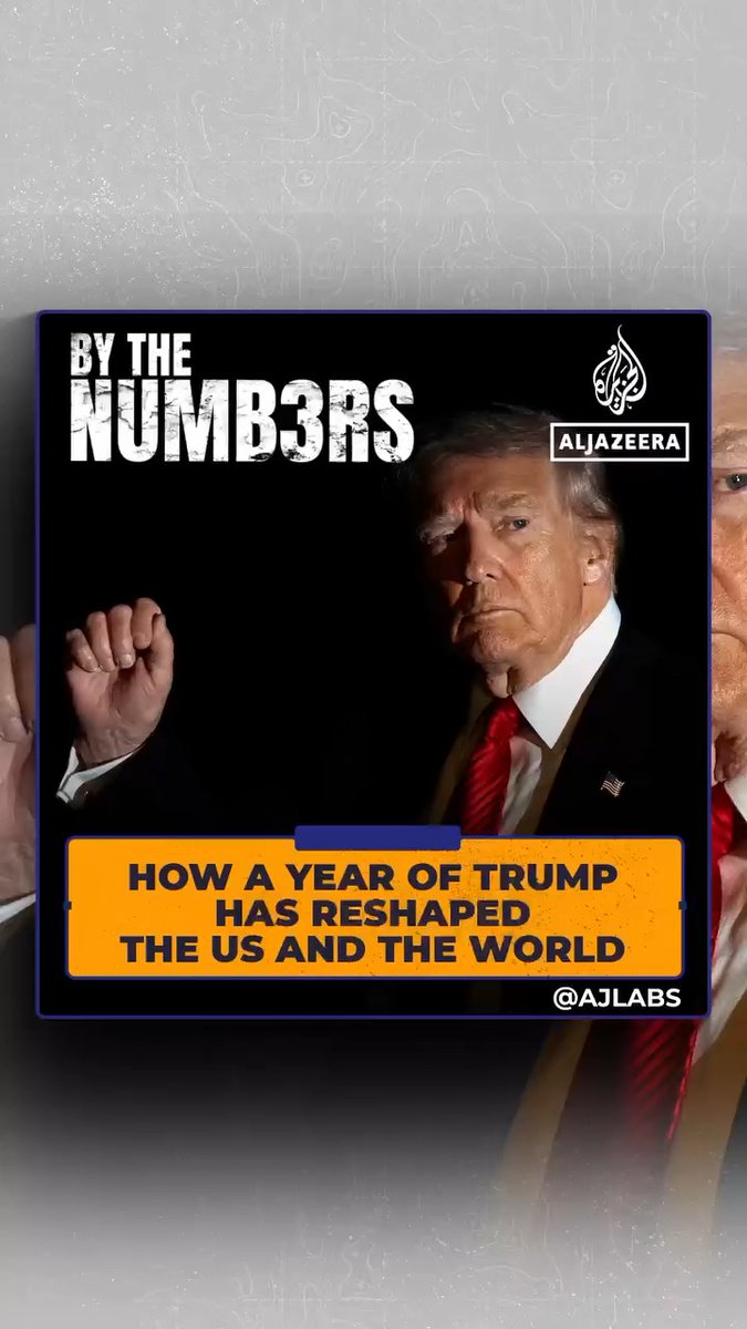 DaizyGedeon's tweet image. ONE YEAR. A HARDER AMERICA.

One year into Donald Trump’s return 
deportations surge, tariffs tighten, and division deepens.

Borders hardened.
Prices up.
Communities fractured.

History won’t count the slogans.
It will count the damage.

#America #Trump #Deportations #Tariffs