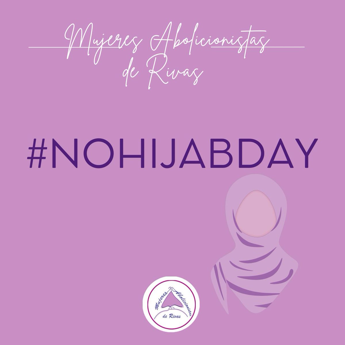 El día 1 de febrero nos sumaremos al #NoHijabDay porque en MAR estamos en contra de cualquier práctica cultural o religiosa que menoscabe los derechos de las mujeres. 
El feminismo es internacionalista o no es. 
No al relativismo cultural. 
O todas somos libres, o ninguna lo es.