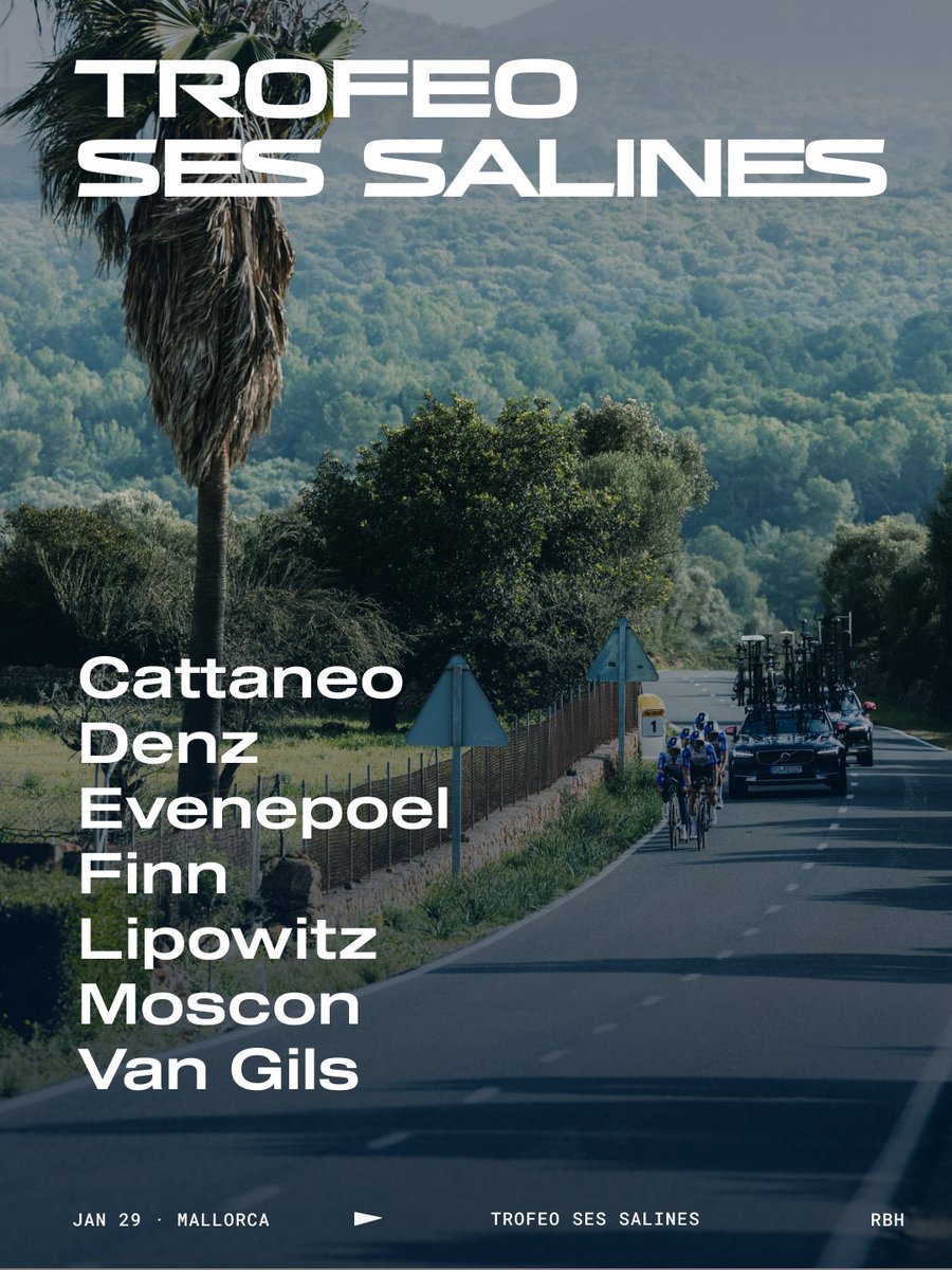 RBH_ProCycling's tweet image. 🇪🇸 #ChallengeMallorca 

This is the #redbullborahansgrohe line-up for tomorrow’s team time trial at the @ChallengeMca ⏱️