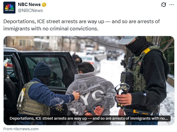 "Immigrants with no criminal convictions"

You mean ILLEGAL ALIENS.

Entering our country illegally is a CRIME.

You don't hate the media enough.