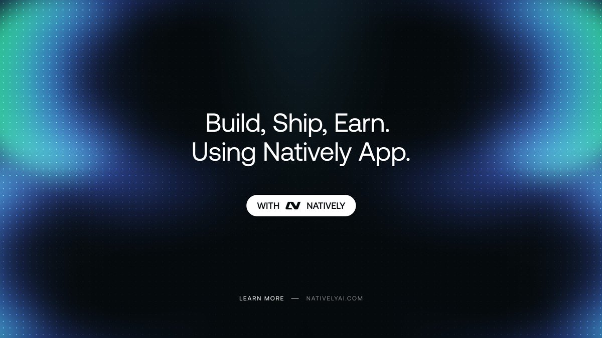 NativelyAI App tweet media