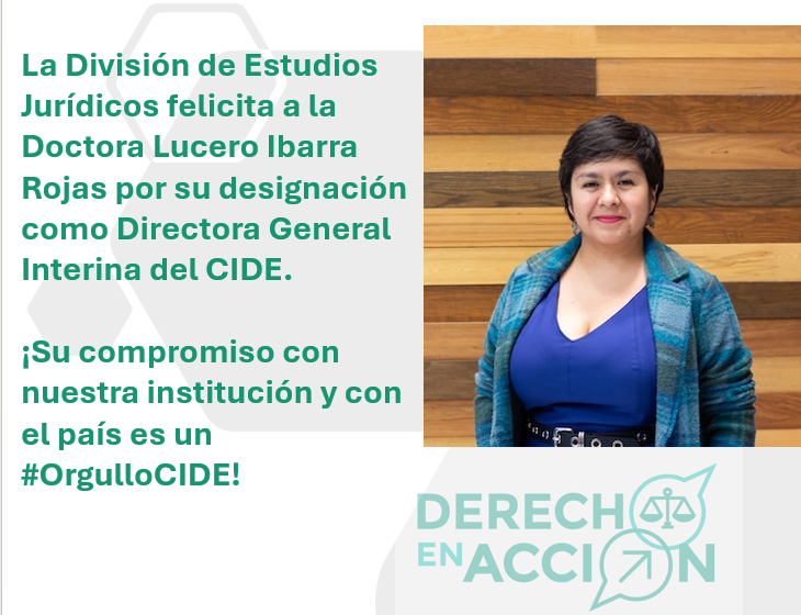CIDE - DEJ Derecho en Acción tweet media