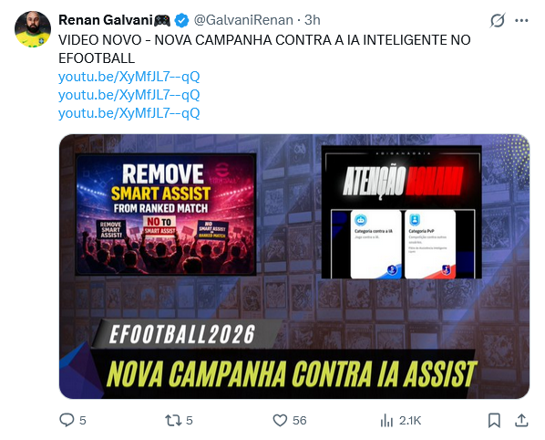 ArfiandaHarry's tweet photo. eFootball - Remove Smart Assist from Division 3 Above!  

Are you still not listened to your community? @play_eFootball @Konami @we_konami 

there are 10 division in PVP League. We only asked division 3 above for you to remove Smart Assist. if someone need to use smart assist on division 3 above, then they dont belong there. as simple as that!

#eFootball #eFootball2026