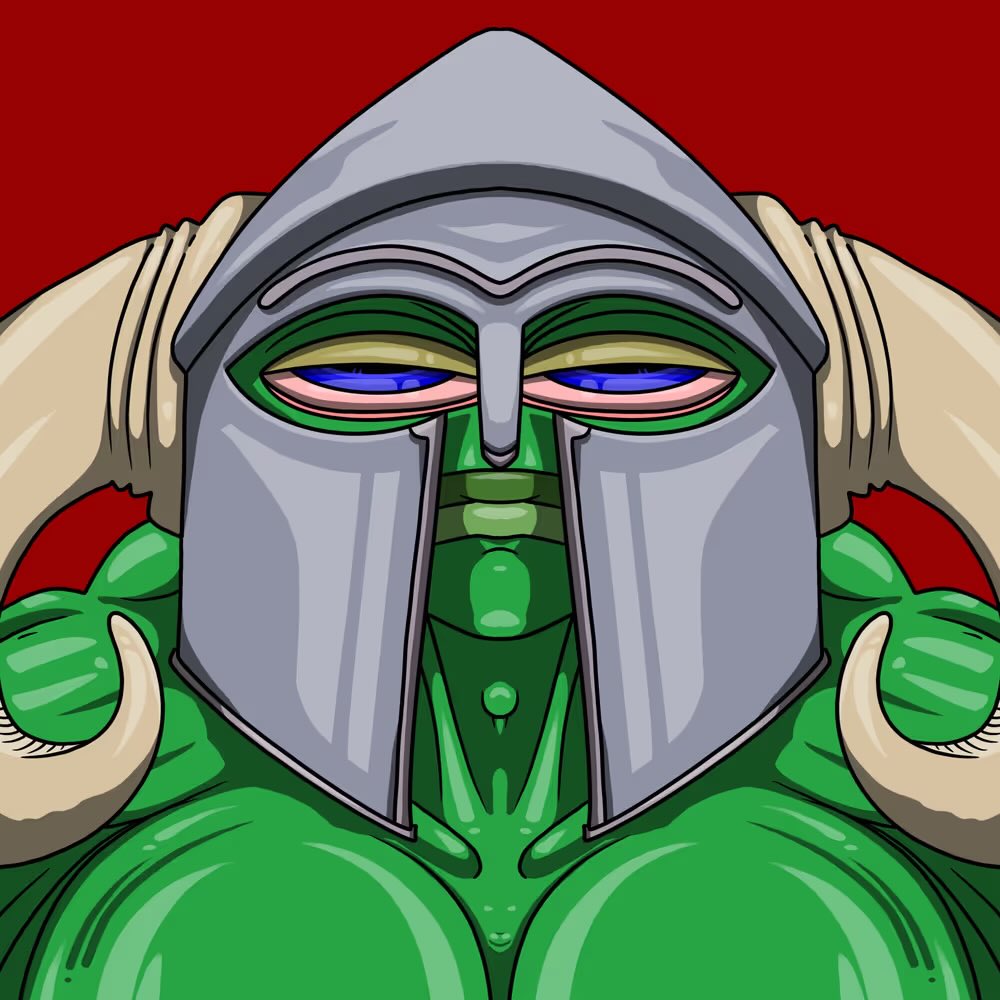 Dragonborn Frog:
In the misty swamps of the Upside Down, a frog was born different. Green skin armored like old copper, horns curling like ancient dragon spines, eyes glowing sapphire through a battered silver helm he’d stolen from a fallen knight. They called him Dragonborn Frog