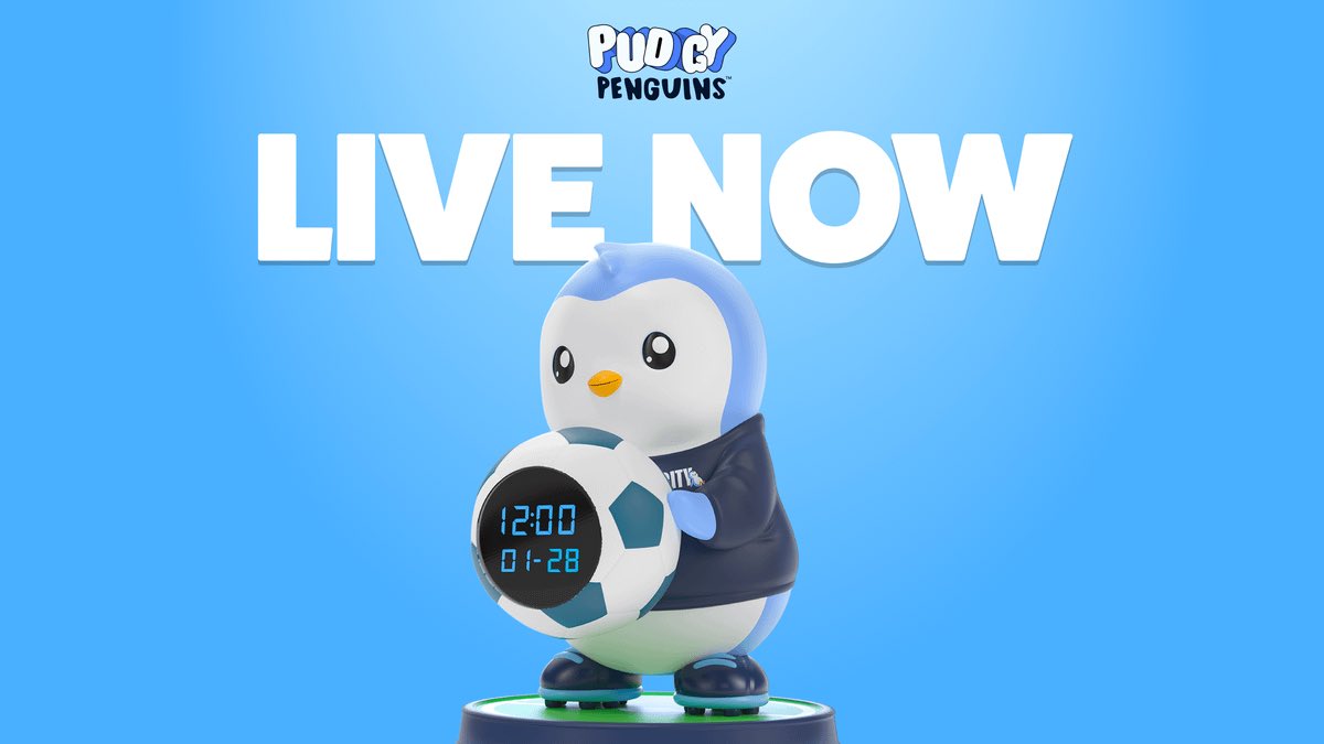 The Pudgy Penguins <a href="/ManCity/">Manchester City</a> premium collectible and merch set is now live.

Get yours below.