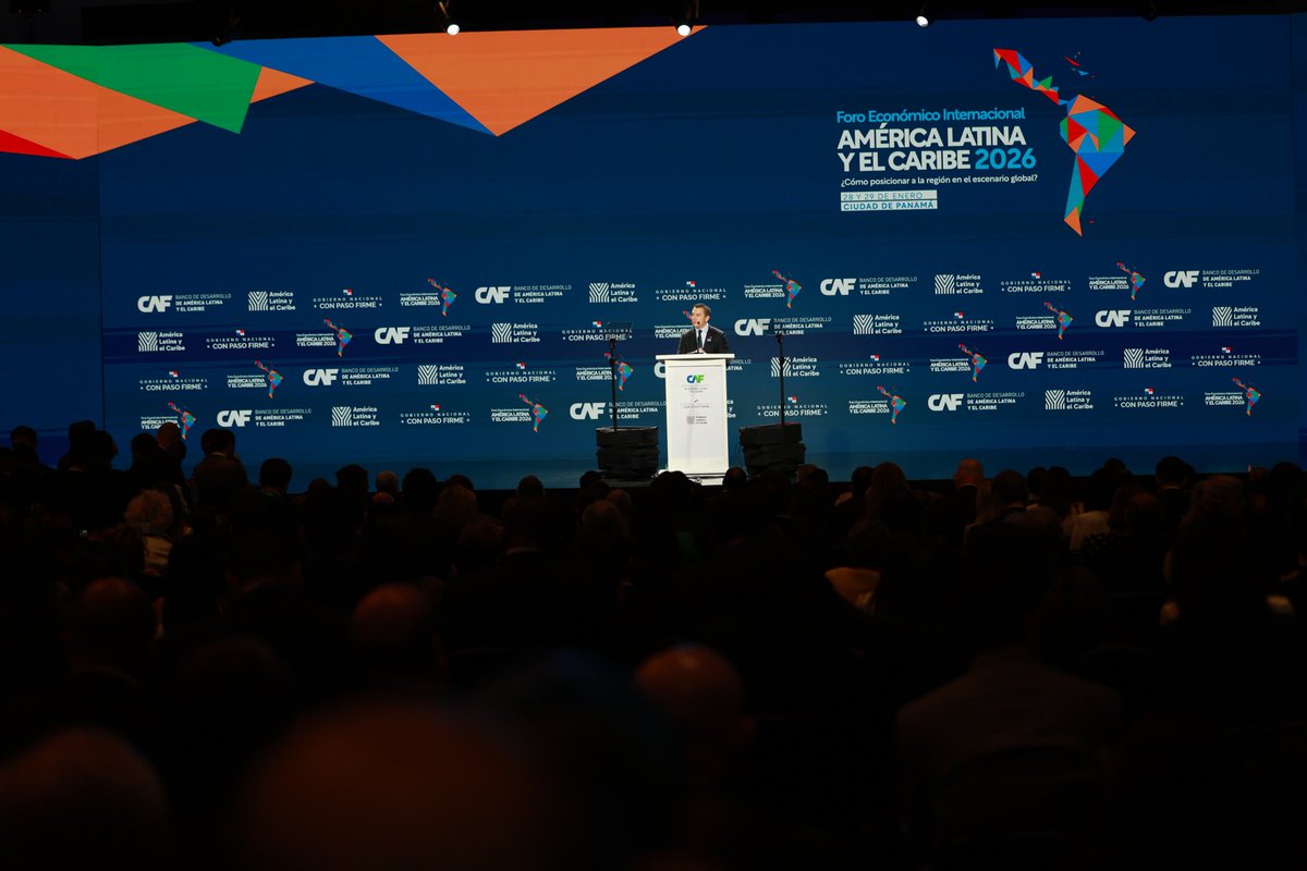 El presidente <a href="/DanielNoboaOk/">Daniel Noboa Azin</a> participó en la apertura del Foro Económico Internacional América Latina y el Caribe 2026, donde se abordan los desafíos de la región y se impulsa el diálogo, acciones y soluciones concretas que impulsen el crecimiento, la inclusión y la
